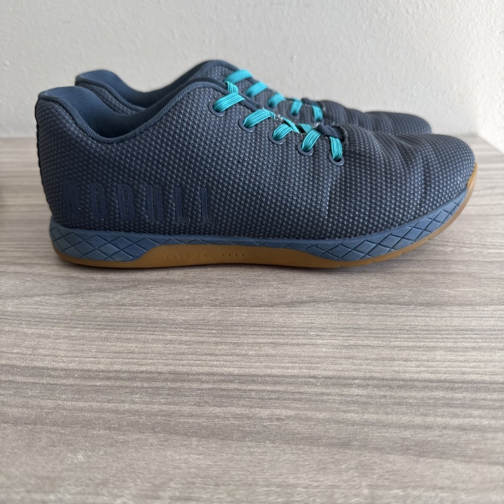 Nobull Superfabric Trainer Women's Size 8.5 Workout Gym Shoes Blue Gum